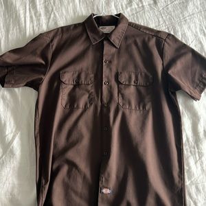 Men’s Dickies Authentic Work Shirt - L in Brown